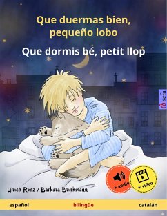 Cover Que duermas bien, pequeño lobo - Que dormis bé, petit llop (español - catalán) (eBook, ePUB)