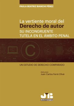 Cover La vertiente moral del derecho de autor: su incongruente tutela en el ámbito penal (eBook, PDF)