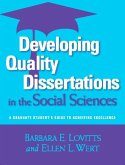 Developing Quality Dissertations in the Social Sciences (eBook, ePUB)