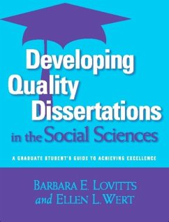 Developing Quality Dissertations in the Social Sciences (eBook, ePUB) - Lovitts