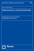 Datenschutz und Demokratie Datenschutz und Demokratie