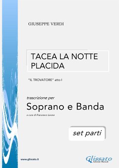 Cover Tacea la notte placida - Soprano e Banda (set parti) (fixed-layout eBook, ePUB)
