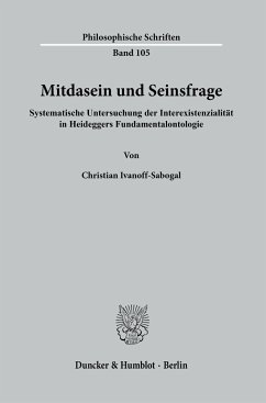 Mitdasein und Seinsfrage - Ivanoff-Sabogal, Christian