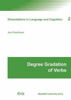 Degree Gradation of Verbs (eBook, PDF) - Fleischhauer-Helfer, Jens