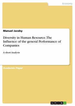 Diversity in Human Resource. The Influence of the general Performance of Companies (eBook, PDF)