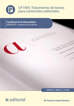 Tratamiento de textos para contenidos editoriales. ARGN0210 (eBook, ePUB) - López Ramírez, Mª Carmen