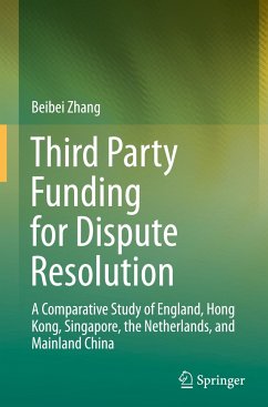 Third Party Funding for Dispute Resolution - Zhang, Beibei