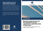 Bewertungskriterien für die Optimierung der regionalen operationellen Programme