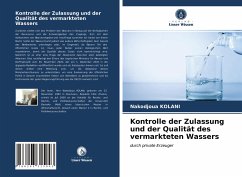 Kontrolle der Zulassung und der Qualität des vermarkteten Wassers - KOLANI, Nakodjoua