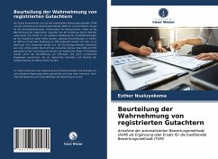 Beurteilung der Wahrnehmung von registrierten Gutachtern - Nsaluyokoma, Esther