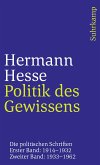 Politik des Gewissens. Zwei Bände (eBook, ePUB)