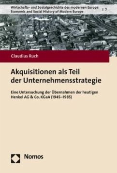 Akquisitionen als Teil der Unternehmensstrategie - Ruch, Claudius