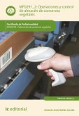 Operaciones y control de almacén de conservas vegetales. INAV0109 (eBook, ePUB)