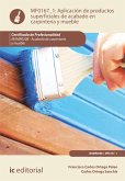 Aplicación de productos superficiales de acabado en carpintería y mueble. MAMR0208 (eBook, ePUB)