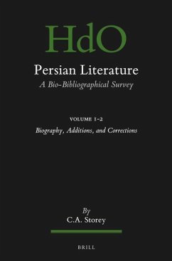 Persian Literature, a Bio-Bibliographical Survey - A Storey, C.