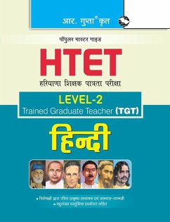 HTET (TGT) Trained Graduate Teacher (Level2) Hindi (Class VI to VIII) Exam Guide - Rph Editorial Board