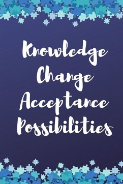 Cover Knowledge, Change, Acceptance, Possibilities Notebook