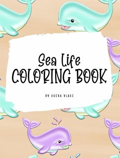 Sea Life Coloring Book for Young Adults and Teens (8x10 Hardcover Coloring Book / Activity Book) - Blake, Sheba