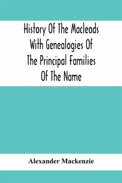 Cover History Of The Macleods With Genealogies Of The Principal Families Of The Name