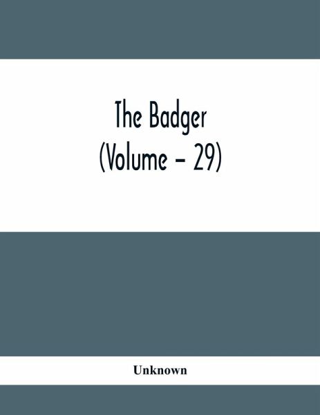 The Badger (Volume - 29) The Badger (Volume - 29)