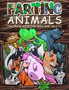 FARTING ANIMALS Coloring Book - Brooks, Oliver