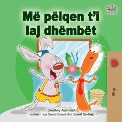 I Love to Brush My Teeth (Albanian Book for Kids)