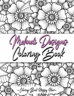 Mehndi Design Coloring Book - Coloring Book Happy Hour