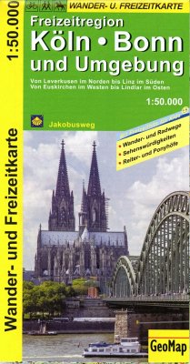 Köln, Bonn und Umgebung - Wander- und Freizeitkarte