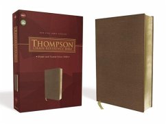 Nkjv, Thompson Chain-Reference Bible, Leathersoft, Brown, Red Letter - Zondervan