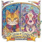 Cats and Dogs in Secret Places: Coloring Book