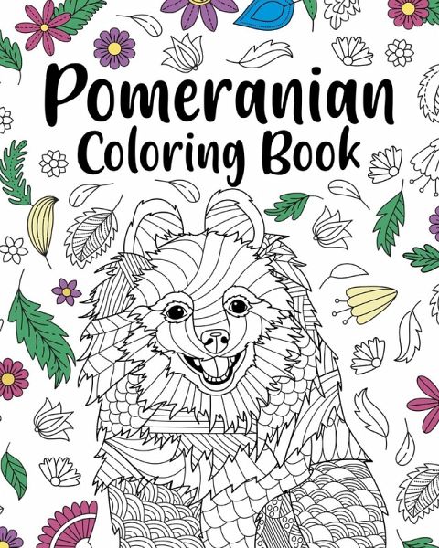 Pomeranian Coloring Book Pomeranian Coloring Book