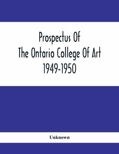 Prospectus Of The Ontario College Of Art - Unknown