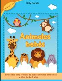 Libro para colorear de animales bebés: Lindo libro para colorear de bebés animales para niñas y niños de 4 a 8 años- Baby Animals Coloring Book (Spani