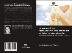 Cover Le concept de restauration des droits de la théorie iusnaturelle