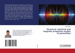 Structural, electrical and magnetic properties studies of perovskites