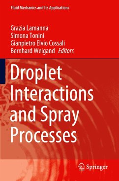 Droplet Interactions and Spray Processes