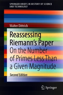 Reassessing Riemann's Paper (eBook, PDF) - Dittrich, Walter