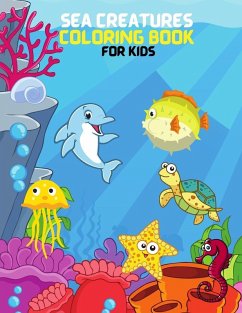 Cover Sea Creatures Coloring Book For Kids