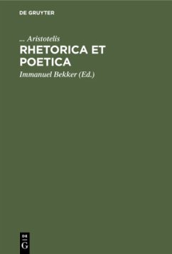 Rhetorica Et Poetica - Aristotelis