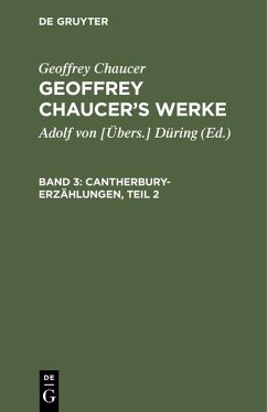 Cantherbury-Erzählungen, Teil 2 - Chaucer, Geoffrey