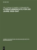 Literaturberichte für die Jahre 1939¿1947