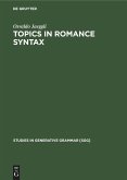 Topics in Romance Syntax
