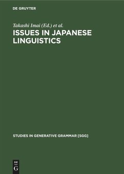 Cover Issues in Japanese Linguistics
