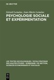 Psychologie sociale et expérimentation