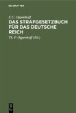 Das Strafgesetzbuch für das Deutsche Reich