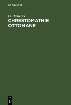 Chrestomathie ottomane - Dietrerici, Fr.