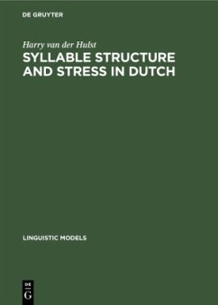 Syllable Structure and Stress in Dutch - Hulst, Harry van der