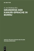Grundriss der Kanuri-Sprache in Bornu