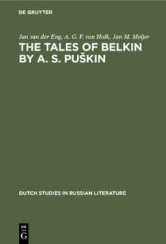 The Tales of Belkin by A. S. Pu¿kin - Eng, Jan van der;Holk, A. G. F. van;Meijer, Jan M.