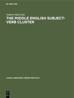 The Middle English Subject-Verb Cluster - MacLeish, Andrew